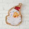 Rustic Santa Claus Wall Decor for a Vintage-Inspired Holiday Touch