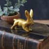 Mini Gold Bunny Figurine Set of 4 - Adorable Easter Decor