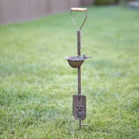 Spade Rain Gauge Garden Stake - Accurate Water Measurement Tool for Outdoor Plants and Gardens