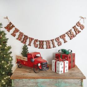 Merry Christmas Vintage Banner