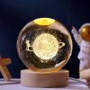 1pc Creative Crystal Ball Decoration; Desktop Night Light; Bedroom Night Light Valentine's Day Gifts Birthday Gifts - Star Walk