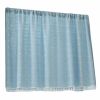 Half Window Curtain Dormitory Short Curtain Bedroom Decor Blue Kitchen Curtains, 55x18 inch - Default