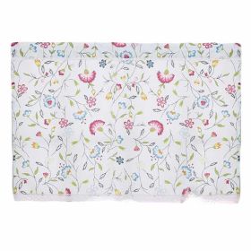 Floral Cafe Kitchen Curtains Half Window Panel Short Bookcase Curtain, 55x24 inch - Default