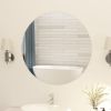 Frameless Mirror Round 31.5" Glass - Silver