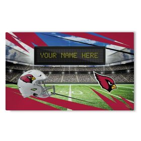 [Personalization Only] Official NFL Cardinals - 36" x 62" Personalized Washable Rug - Personalization Only