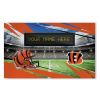 [Personalization Only] Official NFL Bengals - 36" x 62" Personalized Washable Rug - Personalization Only