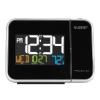 La Crosse Technology Color Entry Level Projection Black LED Alarm Clock with Temperature, W85923 - La Crosse Technology