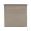 WELLSOURCE No Drill 2"Shangri-la Shades Tension Inside Mount Expansion Window Blind,Custom Size - Beige - CONTACT US