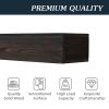 60" Rustic Wood Fireplace Mantel,Wall-Mounted & Floating Shelf for Home Decor - as Pic