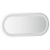 LED Bathroom Mirror 27.6"x11.8" Oval - Transparent