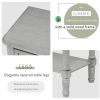 Narrow Console Table, Slim Sofa Table with Three Storage Drawers and Bottom Shelf for Living Room, Easy Assembly (Gray Wash) - as picture