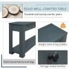 Console Table/Sofa Table with Storage Drawers and Bottom Shelf for Entryway Hallway (Navy) - as picture