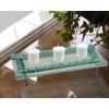 Dale Tiffany 16" x 5" Contemporary Glass Candle Lantern Holder, Blue - Dale Tiffany