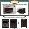 Storage Bench with Removable Basket and 2 Drawers, Fully Assembled Shoe Bench with Removable Cushion (Espresso) - as picture