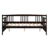 Full Size Daybed with Support Legs, Espresso - as picture