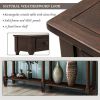 Console Table Sofa Table Easy Assembly with Two Storage Drawers and Bottom Shelf for Living Room, Entryway (Espresso) - as picture