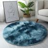 1pc, Non-Slip Plush Round Area Rug for Living Room and Kitchen - Soft and Durable Indoor Floor Mat for Home and Room Decor - 23.62 x 23.62 - Tie-dye C