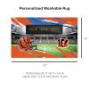 [Personalization Only] Official NFL Bengals - 36" x 62" Personalized Washable Rug - Personalization Only