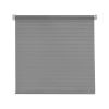 WELLSOURCE No Drill 2"Shangri-la Shades Tension Inside Mount Expansion Window Blind,Custom Size - Gray - Custom Size