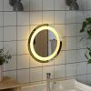 LED Bathroom Mirror 11.8" Round - Transparent