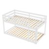 Floor Bunk Bed, White - as picture