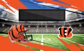 [Personalization Only] Official NFL Bengals - 36" x 62" Personalized Washable Rug - Personalization Only