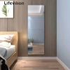 4pcs 3D Acrylic Mirror Stickers Flexible Thickened Self Adhesive Decor - 4Pcs