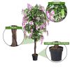 6-Feet Artificial Wisteria Silk Indoor-Outdoor Tree  - as show