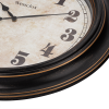 Westclox Brown and Bronze Round Oversized Classic Analog Quartz Accurate Wall Clock - Westclox